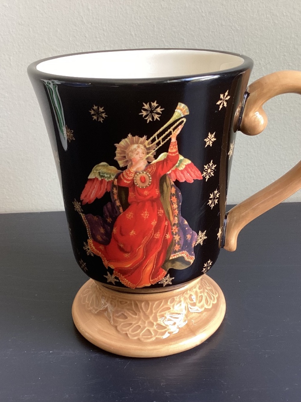 Raymond Waited Certified International Angels Mug Playing Trombone - EUC